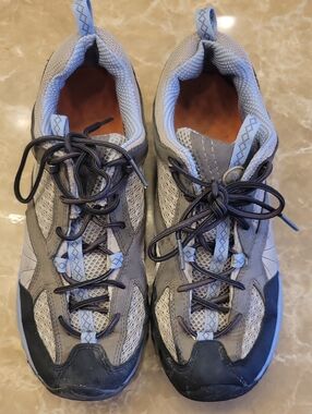 Merrell Women's Light Gray and Light Blue Ventilator Sneakers,  Sz 9